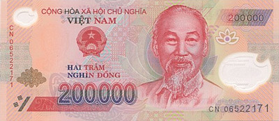 Vietnamese Dong Vnd Online Safedinar 200 000 Vietnamese Dong Note