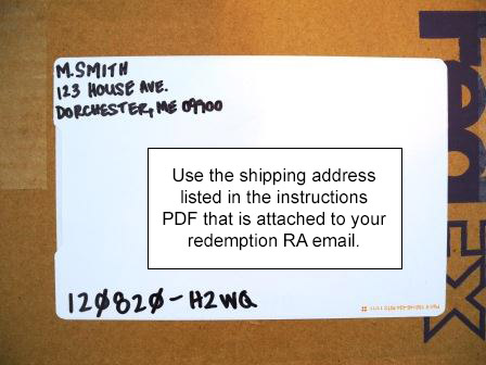 Shipping label